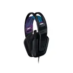 AUDÍFONOS DE DIADEMA GAMING DE COLOR NEGRO LOGITECH DE CABLE CON MICRÓFONO PLUG-AND-PLAY G335